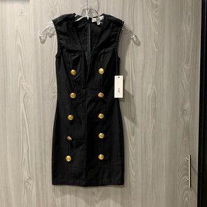 Rare London Black Mini Dress